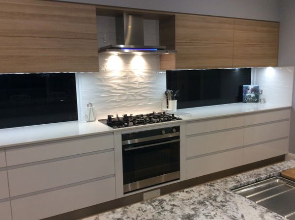 modern kitchen style stone clean concrete melamine polyurethane white gloss handless furnipart