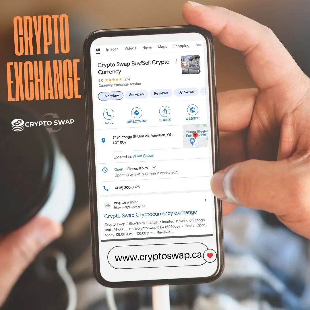 Crypto Swap Cryptocurrency exchange 
buy and sell cryptocurrency Toronto crypto exchange near me 