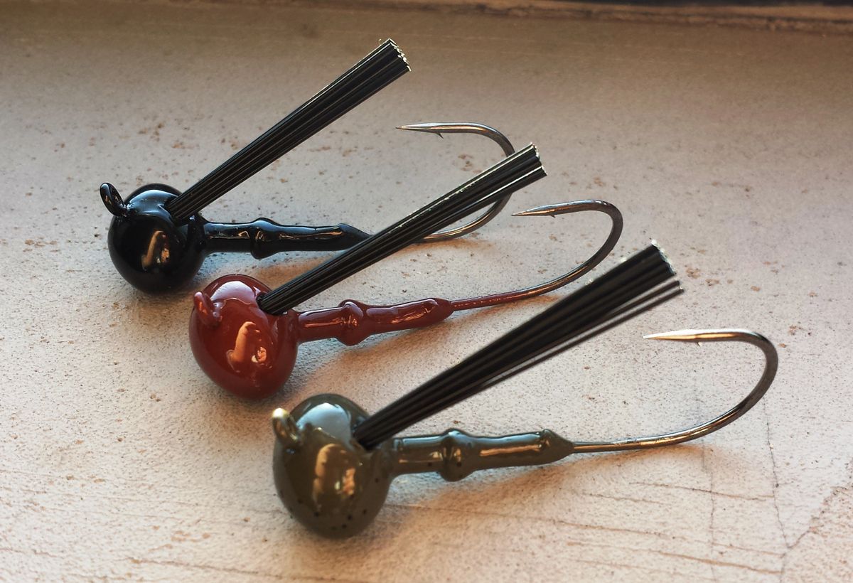 Tungsten Football Jig heads 2pks