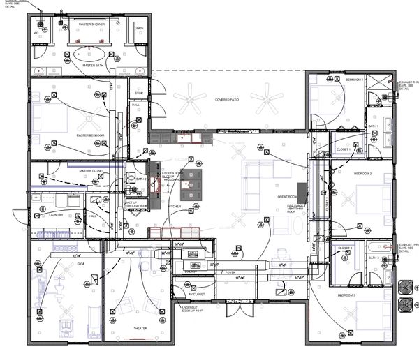 Plan for private residence 2