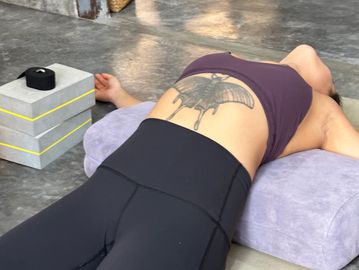 Yin yoga at Koh Tao reborn yoga