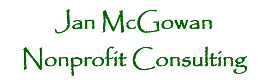  
Jan McGowan
Nonprofit Consulting