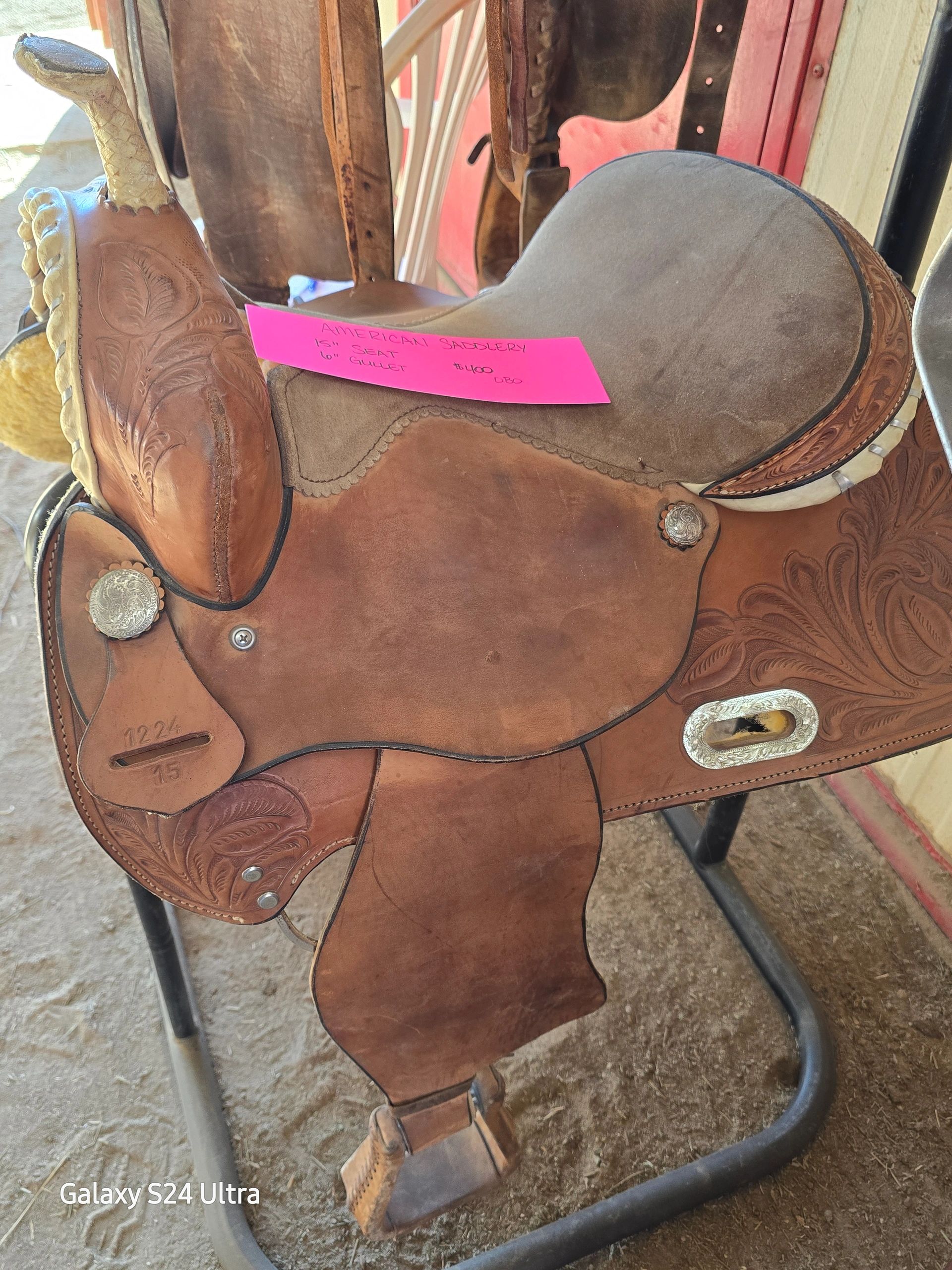 15" American Saddlery Barrel/Trail Saddle