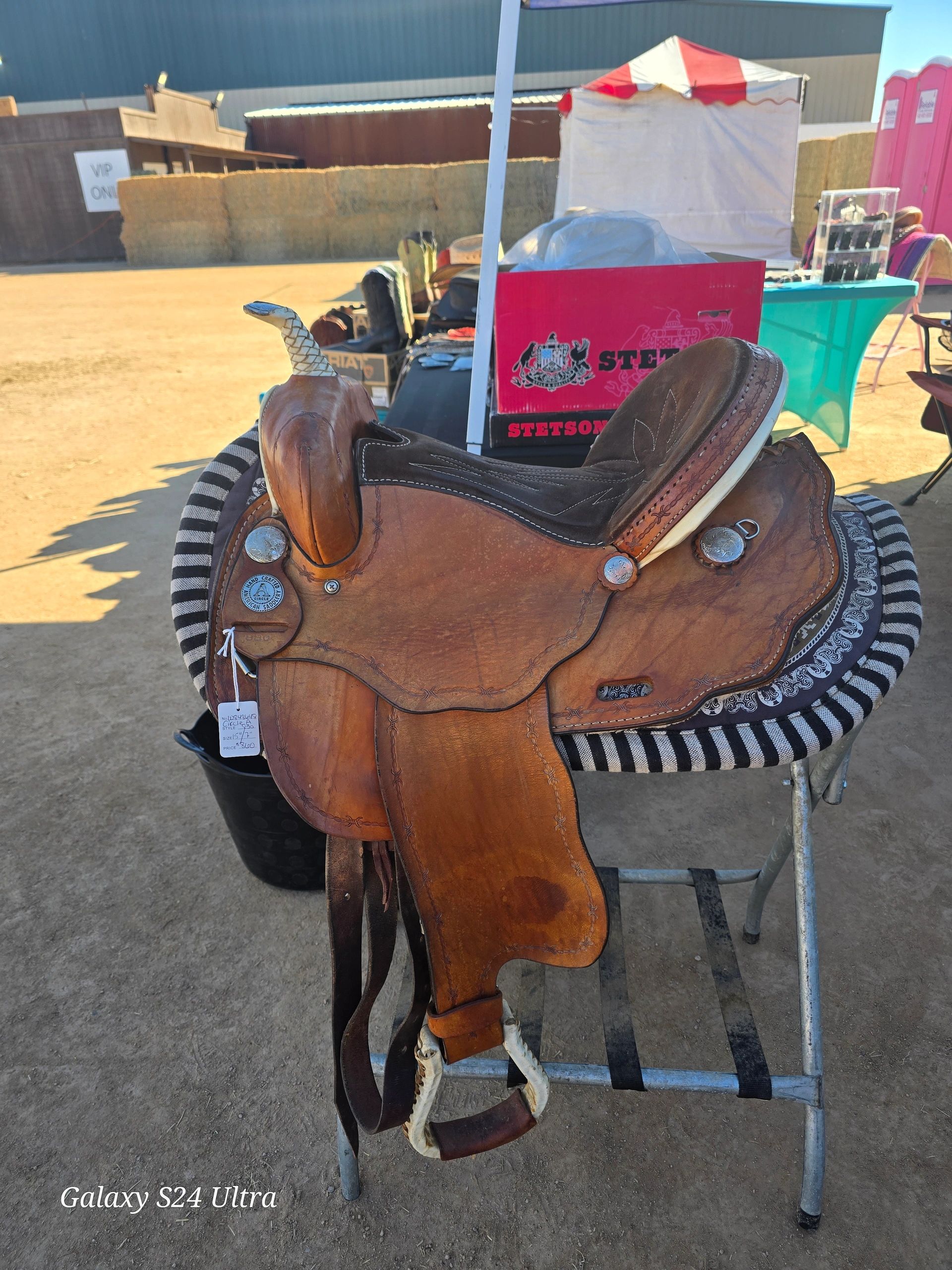 15" Circle A Barrel Saddle