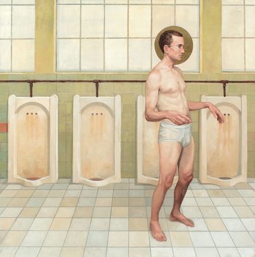 rejoice, rejoice, rejoice
oil and gold on canvas
54” x 54”
2010
Sold
