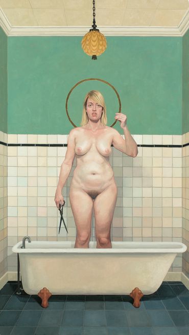 And Then We Can Pretend It’s Natural
84x48
Oil and gold on canvas
2012
Available
