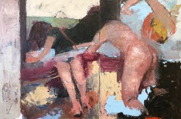 Untitled
36x54
oil on two canvas's
2013
