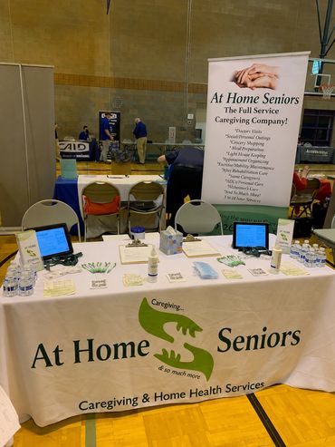 At Home Seniors at a marketing event in Tucson Az