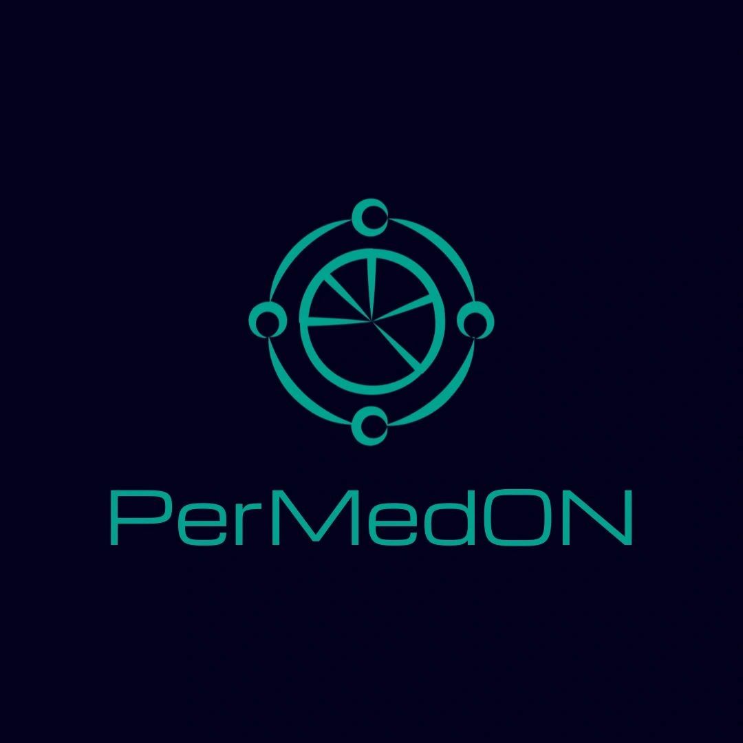 Logotipo da PerMedON em fundo escuro.