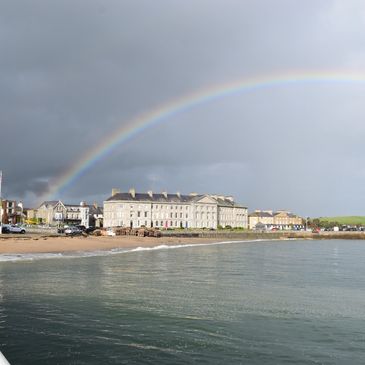 Beaumaris lifeboat station rainbow