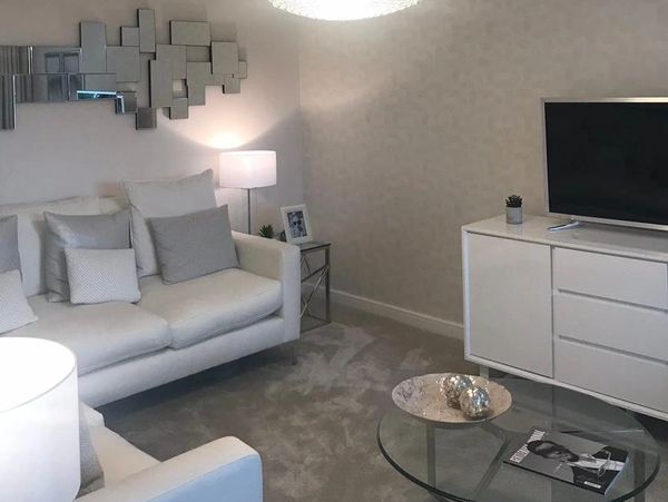 living room home property staging