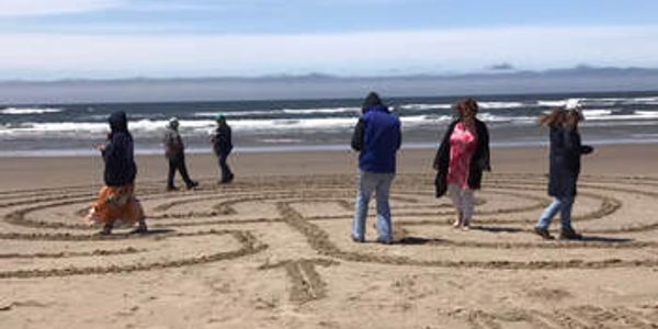 Equinox Labyrinth at Gov. Patterson Beach