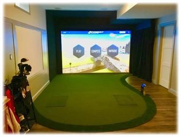 Golf Simulator Room  Foresight Trackman Uneekor