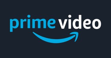 Prime Video logo with blue and white text and arrow.