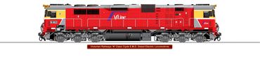 N Class
Diesel Locomotive
Clyde EMD
Diesel Electric Locomotive
Co-Co
Victorian Railways
Railway Art