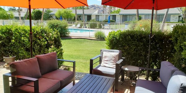 Our pool patio