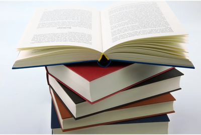 Image of a stack of books