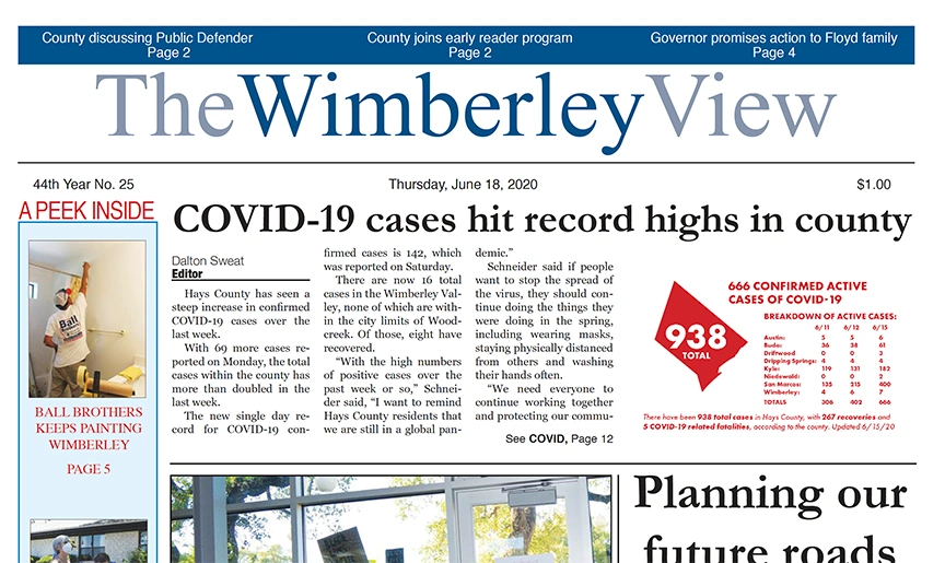 Ball Brothers featured in the Wimberley View newspaper