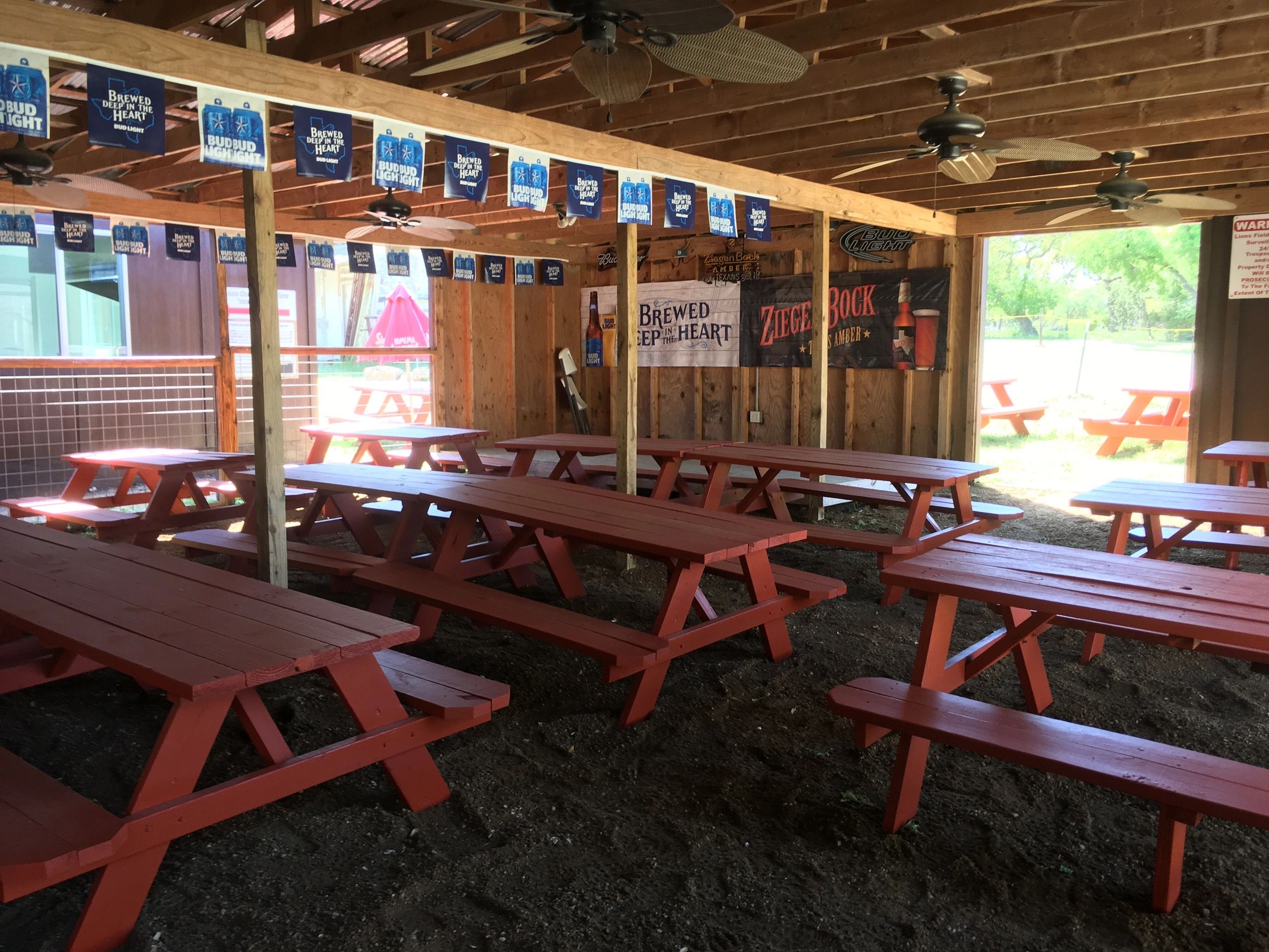 Fresh, new look for concession benches at Wimberley Market Day