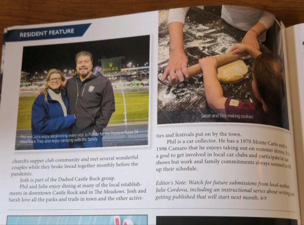 The Cordova family enjoying Daytona Rolex 24 Hour Race and baking cookies.