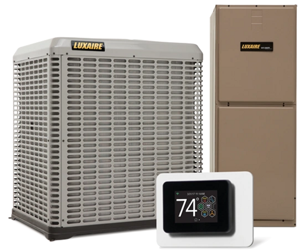 Luxaire air conditioner furnace thermostat
