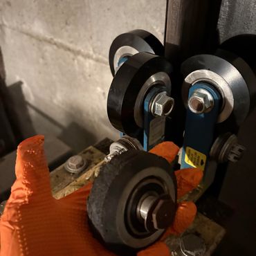 Roller Guide Change to ensure safety and smooth ride in elevator
