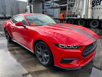 BRAND NEW MUSTANG 2025 IN RACE RED EXPORTED FROM AUSTRALIA TO ONE OF OUR LOYAL CLIENTS