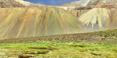 Waste rock dump