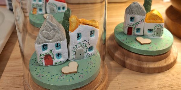 handmade miniature houses 