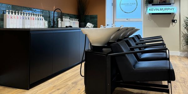 Shampoo area at our balayage & creative hair salon located in Sale, Manchester, M33 2DH
