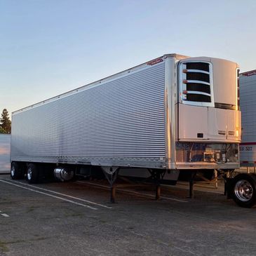 One of our Stainless Steel walled trailers