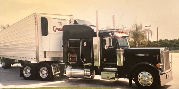 First brand new truck the company ever purchased.