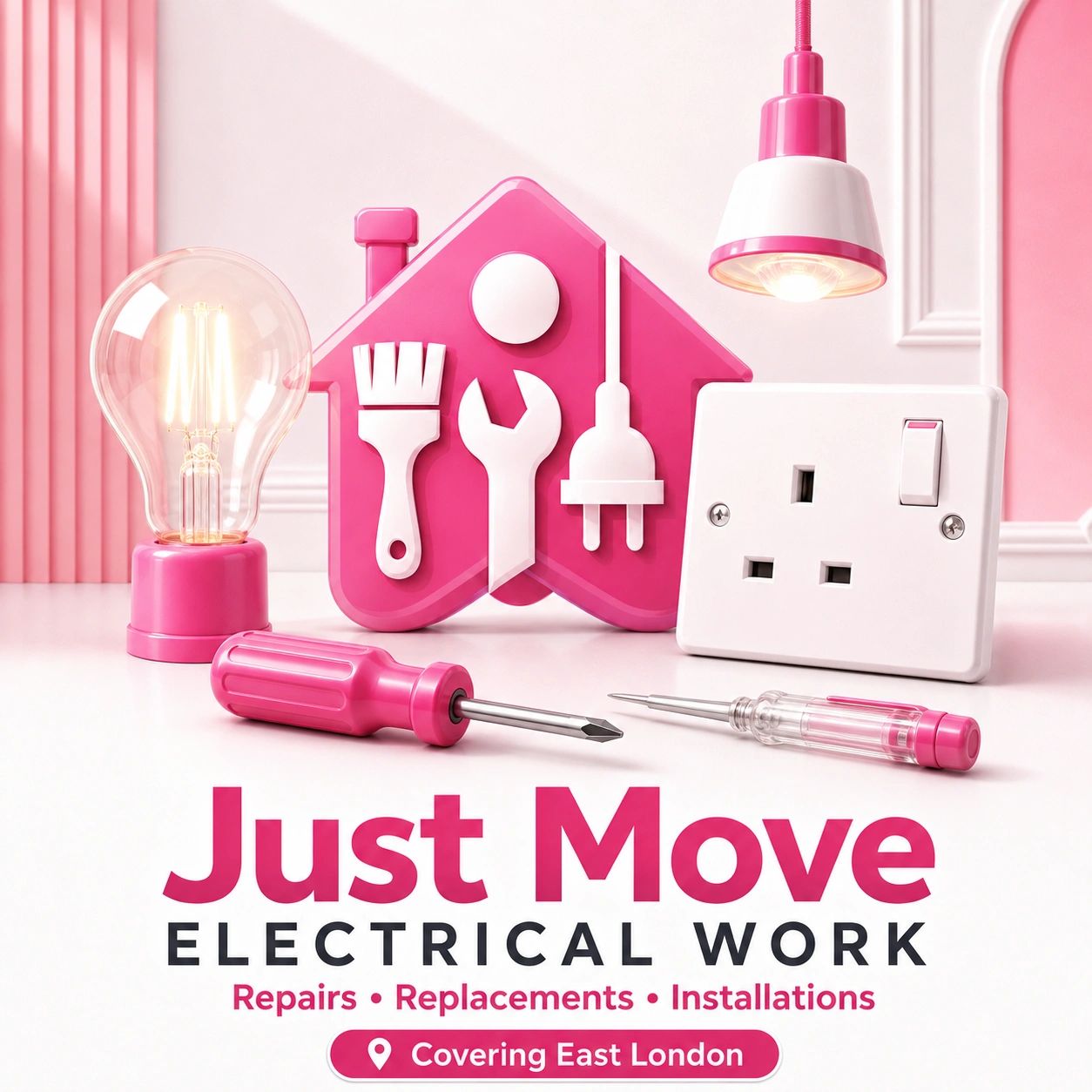 Just Move Electrical Work: repairs, replacements and installations in East London