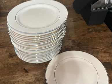 Small White Plates