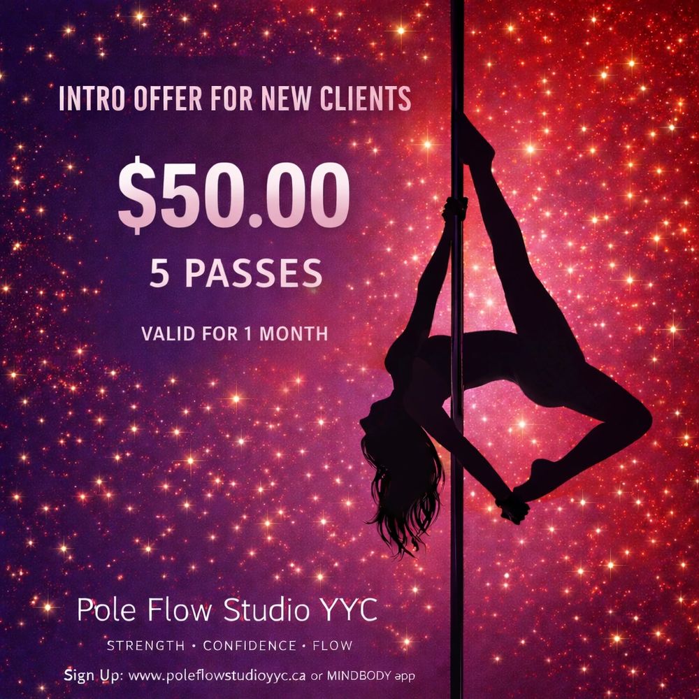 Intro Pass  Sale Pole Dance Calgary