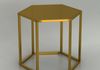 DS-211 Glass top with metal base