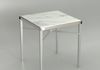 DS-212 Marble top with metal legs. 