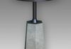 DS-180 Hexagonal concrete base with wood top and metal post