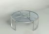 DS-181 Metal base with glass top