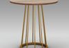 DS-182 Metal base with wood top