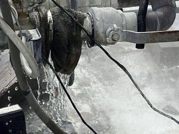Burst pipe emergency repair 