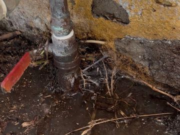 water line leak