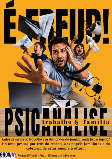 Capa de revista abordando o equilíbrio entre trabalho e família.