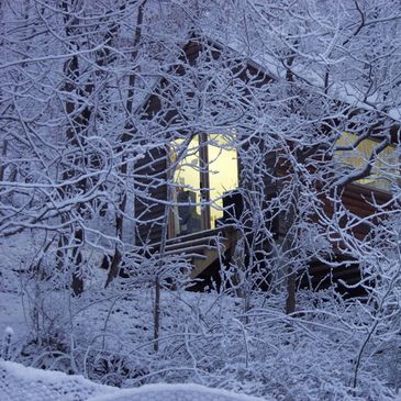 My current studio, in snow.