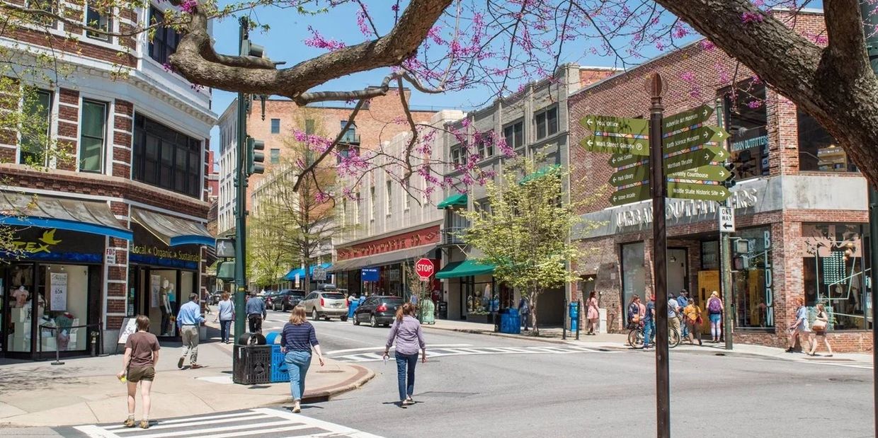 Downtown Asheville for Young Professionals