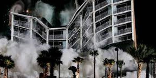 Criss Angel Building Implosion