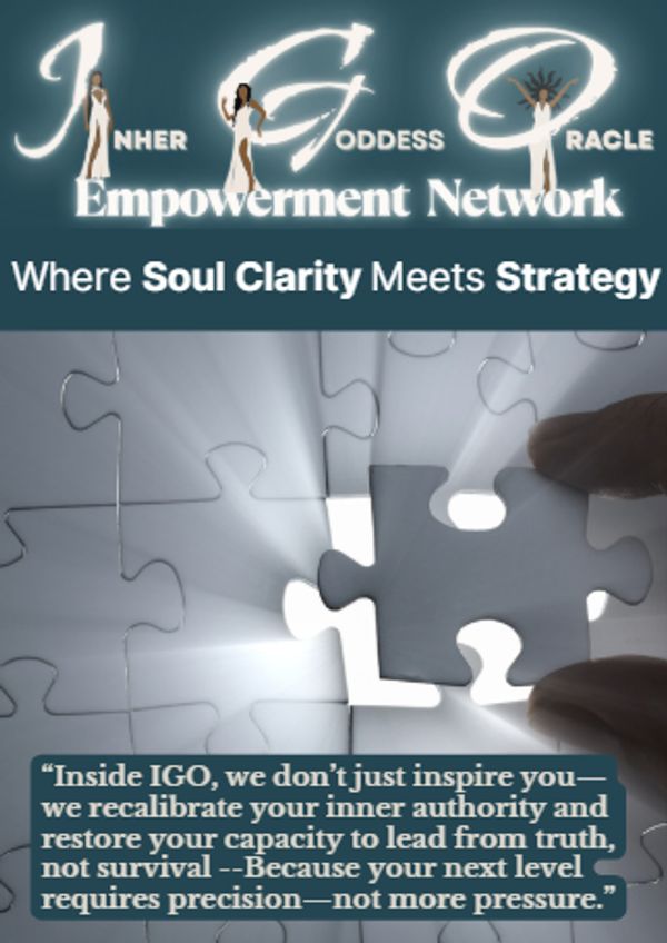 Empowerment network focusing on soul clarity and strategic leadership.