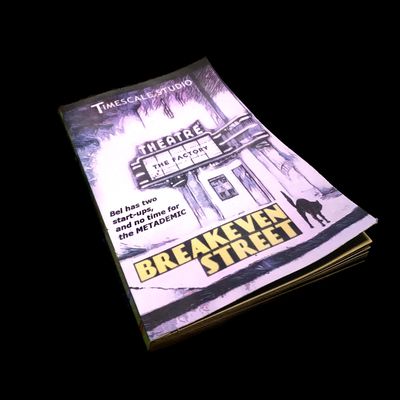 interactive story, biotic enhancement, metademic, Breakeven Street, sci fi, dark comedy, frozen cats