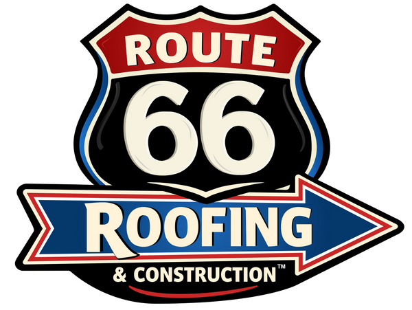 Route 66 Roofing & Construction logo – Edmond roofing contractor