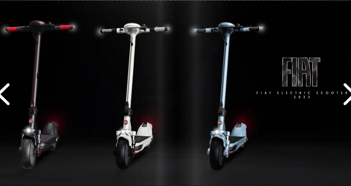 FIAT 500 ELECTRIC KICK SCOOTER SILVER ELECTRAVELER™